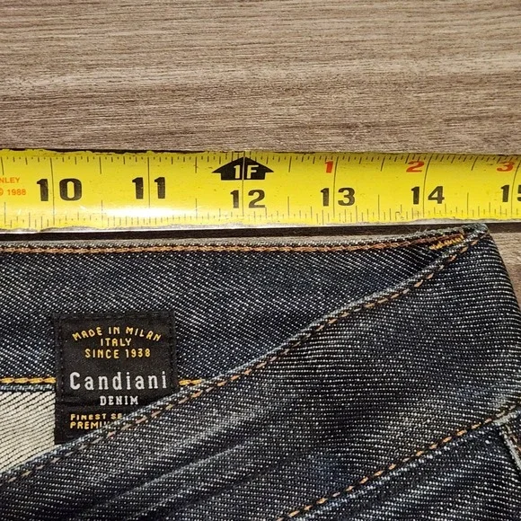 Circle of Friends Jeans Mens 28x27 Blue Selvedge Candiani Italy‎ Distressed - Picture 13 of 16
